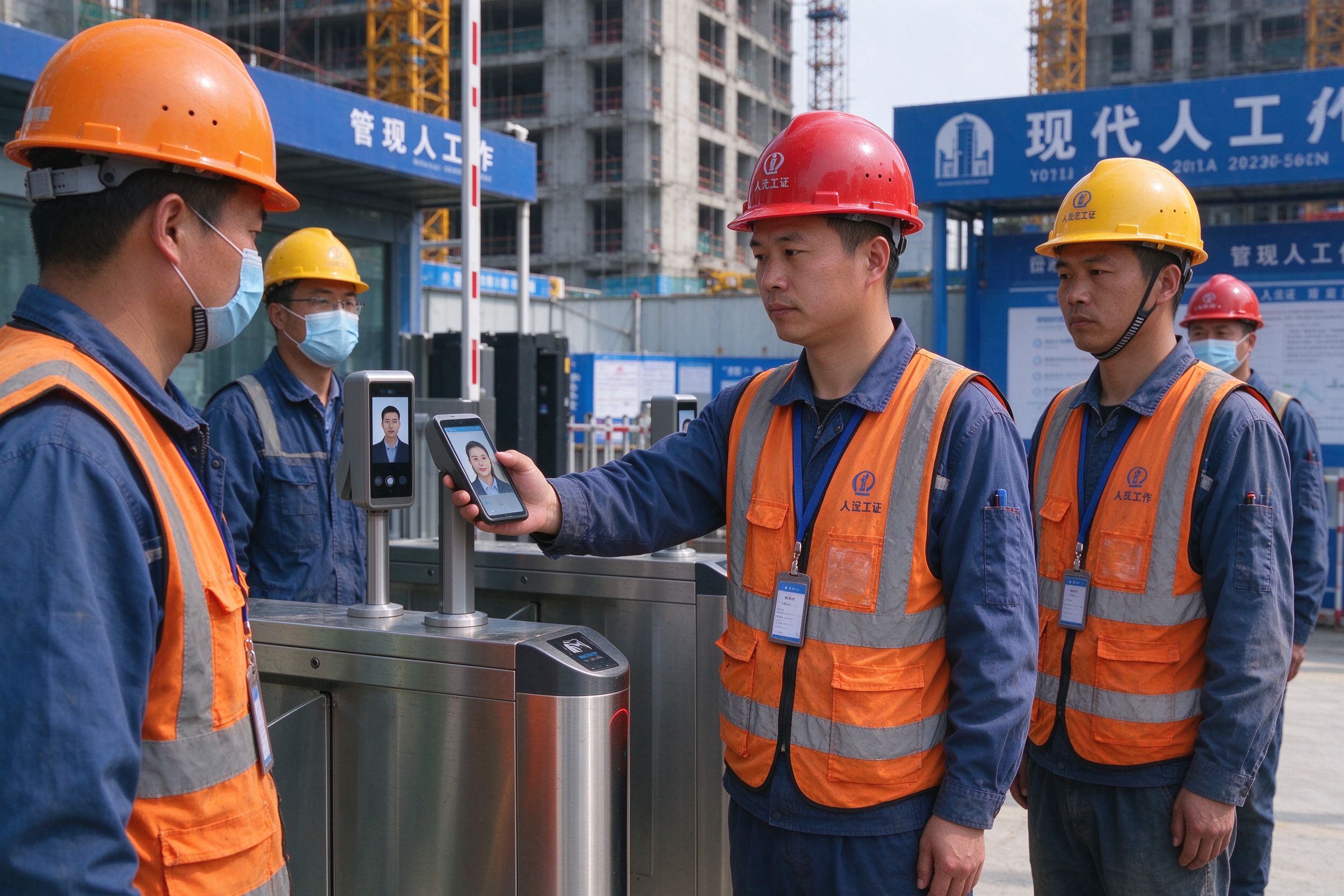 工人实名制人脸识别考勤